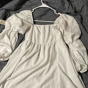 White short dress